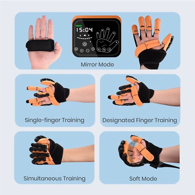 MARKENLOS Schlaganfall Trainer Rehabilitation Handschuh Hand Reha Roboter Handschuhe L-XL