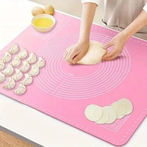 Large Baking Mat Non Stick Silicone Pastry Kneading Rolling Fondant Cake Dough - Picture 1 of 3