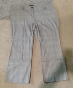 Lane Bryant Pants Plus Size 28 Pants Women's Grey Black Plaid - Picture 1 of 10