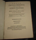 1775 Andrea De Carli  Della patria potest&#224; saggio etico-politico Pietro Verri