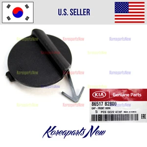Front Bumper-Tow Hook Eye Cap Cover 86517B2800 KIA SOUL TURBO 2017-2019 - Picture 1 of 2