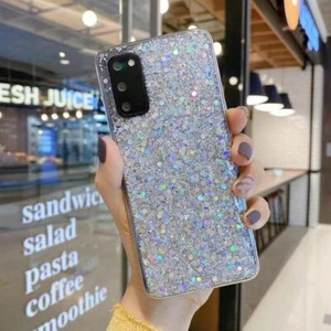 Glitter Case For Samsung Galaxy A72 A71 A52 A51 A42 A41 A21 A12 A31 5G TPU Cover - Picture 1 of 8