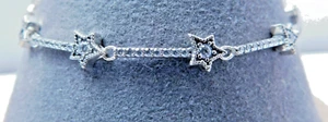 Authentic Pandora Bracelet, Celestial Stars, #598498C01, Silver, Clear CZ - Picture 1 of 6