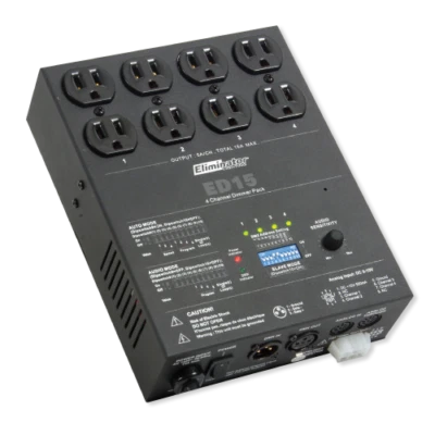 Eliminator ED15 4-Channel DMX Dimmer Pack To Control Light Fixture Movement ADJ - Image 1 of 2