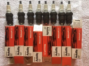 Autolite Motorcraft BF42 Spark Plugs NOS Ford 289 302 352 390 427 428 Last Set - Picture 1 of 3