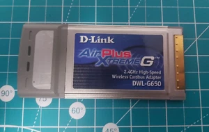 D-Link Air Plus Xtreme G 2.4Ghz High-speed wireless cardbus adapter DWL-G650 - Afbeelding 1 van 3
