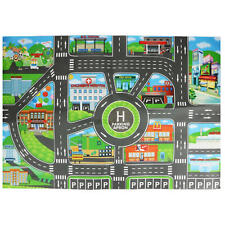 Kids Car Road Rugs City Map Play mat English Version Bedroom Rug