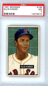 1951 Bowman Ellis Kinder #128 PSA 7 P1311