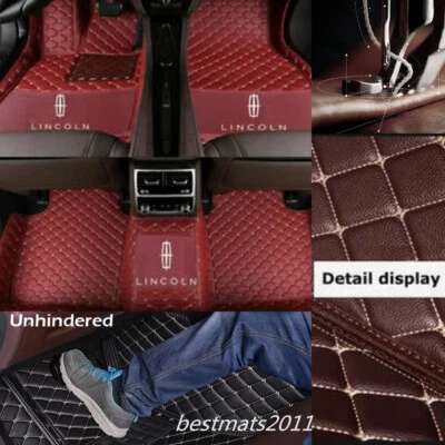 For Lincoln MKC MKT MKS MKX MKZ Continental Car Floor Mats Custom Waterproof Mat - Image 1 of 4