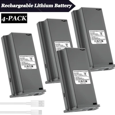 4PCS Rechargeable Battery for Reveal Hunting Trail Camera X Gen 3.0,2.0,Pro 3.0