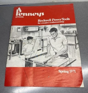 Vintage JC Penny Rockwell Elektrowerkzeuge Katalog ~ Frühjahr 1971 - Bild 1 von 7