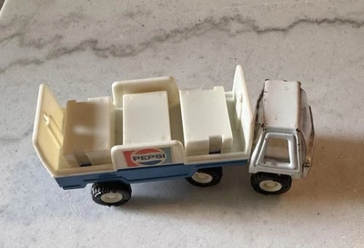 Camión de juguete Pepsi Cola vintage semi camión de metal de la década de 1980 Mack camión réplica de colección Foto 1 de 4