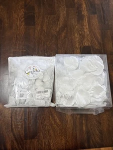 The Confetti Party White Heart Confetti & Box Of Rose Petals Wedding Lot - Picture 1 of 5