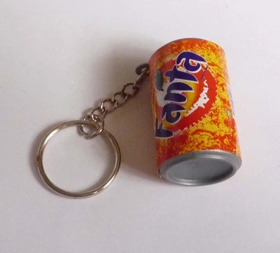 FANTA ORANGE Cola Can Limited Edition KEYCHAIN Keyring Novelty 1.5" Long Cute - Image 1 of 4