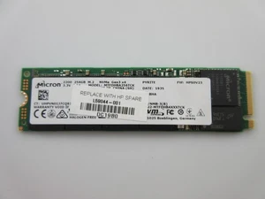 SSD NVME M.2 MICRON MTFDHBA256TCK 256GB Originale #0 - Picture 1 of 2