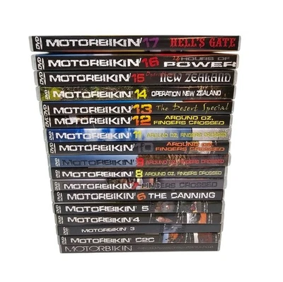 Motorbikin' Dvd's You Choose - volume 1 2 3 4 5 6 7 8 9 10 11 12 13 14 15 16 17 - Image 1 of 4