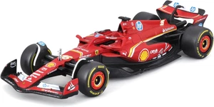 Burago Ferrari SF-24 Charles Leclerc #16 2024 - Modellino Realistico Auto in Sca - Foto 1 di 12
