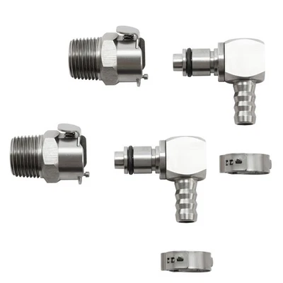 2 быстросъемные разъединительные муфты топливопровода шланга подходят для BMW S1000RR 08-2020 - Изображение 1 из 4