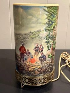 L.A. Goodman Waterfall Campfire Round Motion Lamp 1956 - Picture 1 of 10