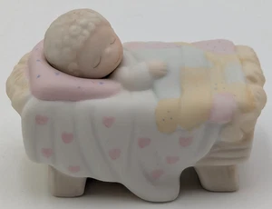 1982 Precious Moments 142743 BABY JESUS Mini Nativity - Picture 1 of 5
