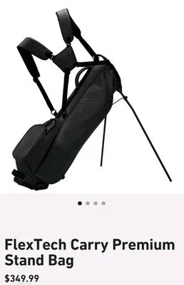 Bolsa de golf TaylorMade FlexTech Carry Premium Stand (negra)  Foto 1 de 4