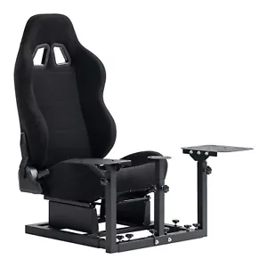 Hottoby Flugsimulator Cockpit mit Sitz Passend für Thrustmaster Hotas Warthog - Bild 1 von 7
