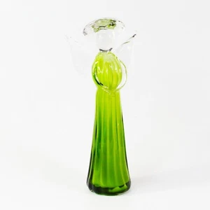 Blown Glass Art Angel Sculpture - Picture 1 of 6