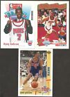 5 CARD LOT 1991-92 KENNY ANDERSON UPPER DECK #444 HOOPS SKYBOX #514 ROOKIE RC. rookie card picture
