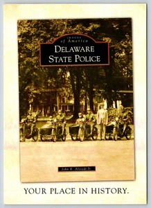 Publicidad de libro postal de la policía estatal de Delaware - John R Alstadt Jr - Imagen 1 de 2