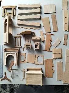 MEUBLES POUR MAISONS DE POUPEES LOT 02 - Imagen 1 de 7