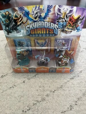 Skylanders Giants GILL GRUNT 3-Pack Set FLASHWING DOUBLE TROUBLE Figures NEW - Image 1 of 4