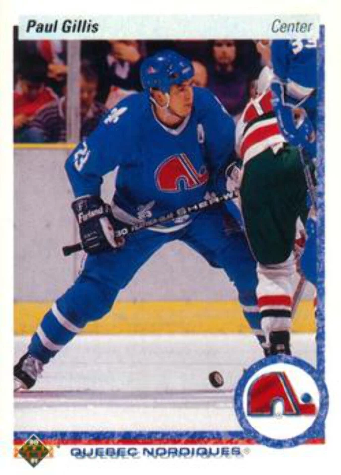 #49 Paul Gillis - Quebec Nordiques - 1990-91 Upper Deck Hockey - Image 1 of 1