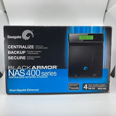 Seagate Black Armor NAS 400 series Centralized Network Storage - Image 1 of 4