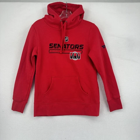 Ottawa Senators Women's Fanatic Pro Prime Pullover Hoodie Size Small Red Cover