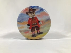 Jenny Bakery Teddy Cookies Assorted Butter Cookie Empty Tin Box Cowboy Bear EUC - Picture 1 of 20