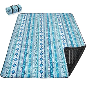 PY SUPER MODE Picnic Blankets Extra Large, Waterproof Foldable Outdoor Beach ... - Picture 1 of 7