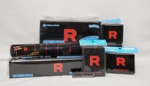 Pokemon Caed Game Team Rocket Playmat Deck shield Deck case Damage case Card box - Picture 1 of 10