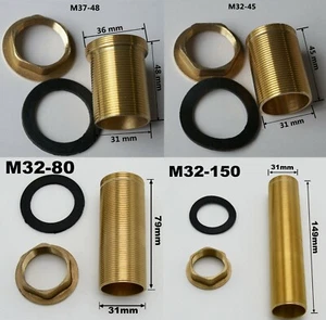 Kit de montaje de grifo mezclador de lavabo de cocina latón roscado tuerca de instalación piezas - Imagen 1 de 11