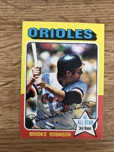 Lot Is For (1) Topps 1975 Mini Baseball #50 Brooks Robinson Baltimore Orioles - Picture 1 of 4
