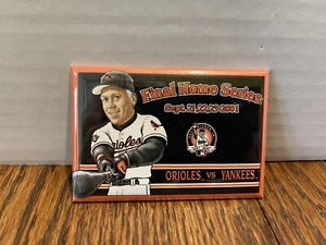 Cal Ripken Jr. Final Home Series Orioles Vs Yankees 2001 Phantom Stadium Pin - Picture 1 of 1