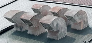 TD41 Gänsehals Dachentlüftungen x6 TT Maßstab Modellbahn Landschaften unbemalt - Bild 1 von 8