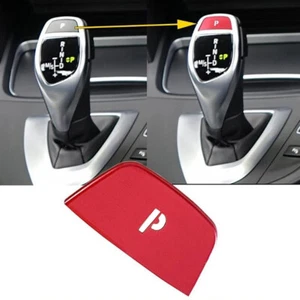 For BMW 2 3 5 Series X3 X4 X5 Red Car Inner Gear Shift Knob P Head Button Cover - Picture 1 of 9