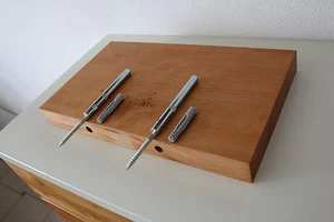 Wandboard Buche Massiv Holz Board Regal Steckboard Regalbrett NEU - Bild 1 von 12