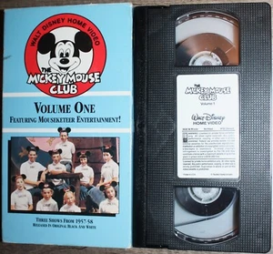 The Mickey Mouse Club: Volume One (vhs) 3 Episodes. VG. Rare. B&W Mouseketeers 1 - Picture 1 of 2