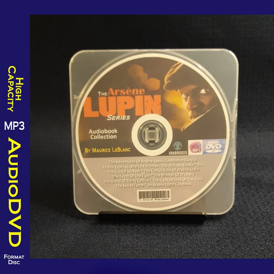 The ARSENE LUPIN Series - By Maurice LeBlanc - 12 MP3 Audiobook Collection Foto 1 de 1