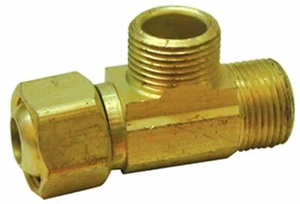 3/8 " X 3/8" X 3/8" KOMPRESSIONSVERLÄNGERUNG T-STÜCK 3/8" AUSLASS - Bild 1 von 1