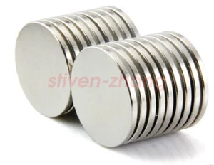 20PCS 25x2mm magneti magneti al neodimio super forti rotondi terre rare N50 - Foto 1 di 4