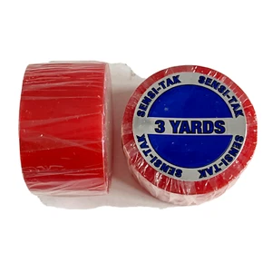 Walker Tape SENSI-TAK Red Liner Poly Wig System Tape 1" X 3 yard Roll . - Picture 1 of 7