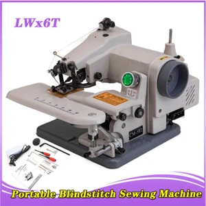 Máquina de mesa de coser portátil de punto ciego CM-502 escritorio hogar sastre - Imagen 1 de 13