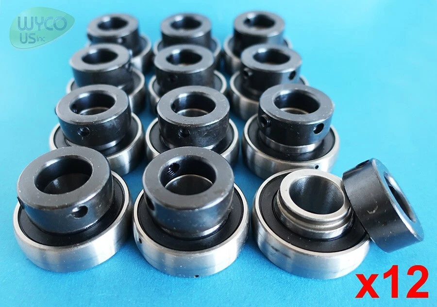 (12) BEARINGS FOR BLUEBIRD DETHATCHERS, OVERSEEDERS & AERATORS, REPL 0315, 204 - Image 1 of 1